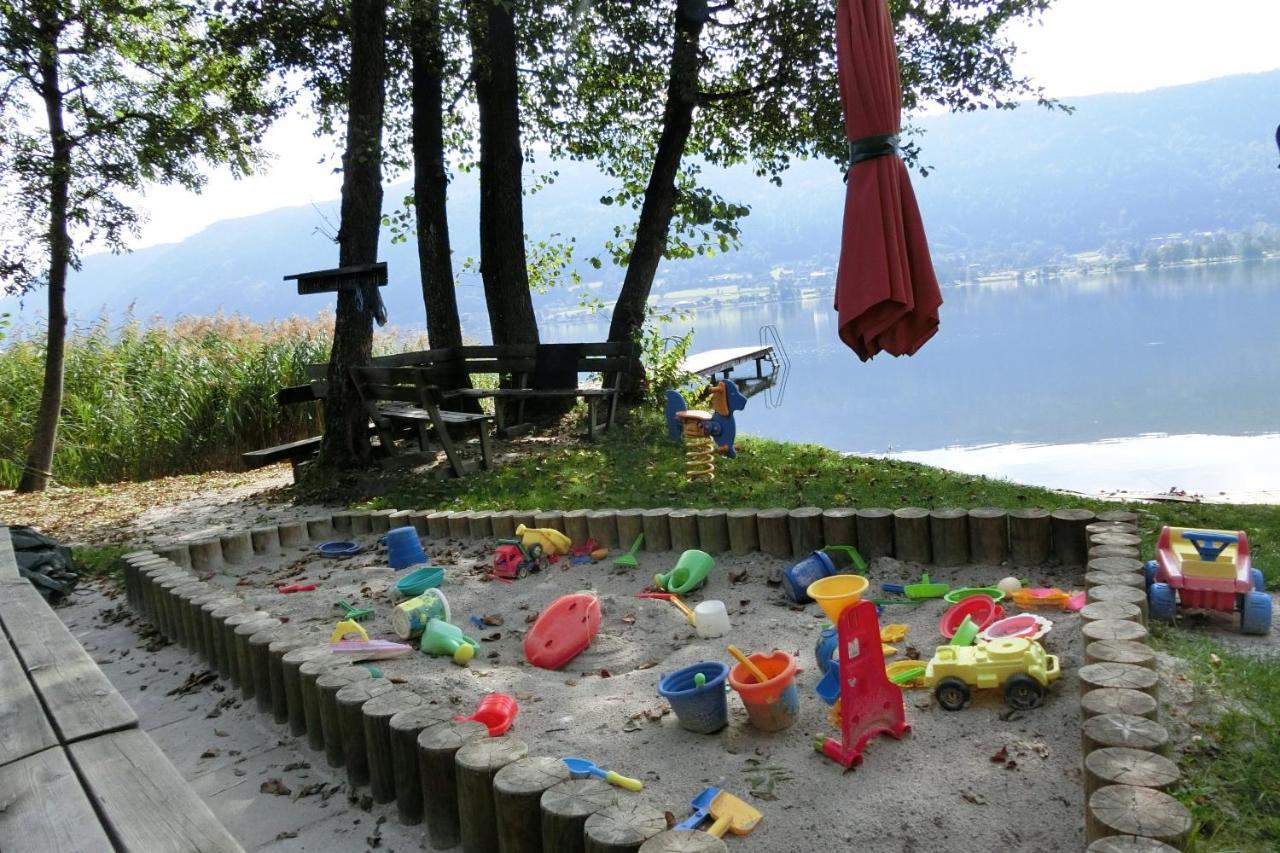 Maren Seeblick Appartement Haus Haensel&Gretel Direkt Am Ossiacher See Mit Hallenbad Stiegl Exterior foto