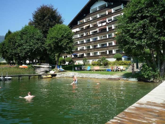 Maren Seeblick Appartement Haus Haensel&Gretel Direkt Am Ossiacher See Mit Hallenbad Stiegl Exterior foto