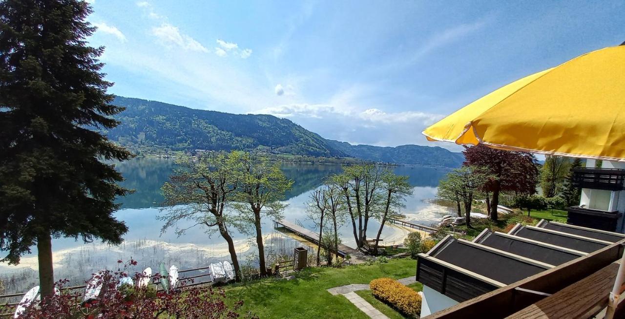Maren Seeblick Appartement Haus Haensel&Gretel Direkt Am Ossiacher See Mit Hallenbad Stiegl Exterior foto