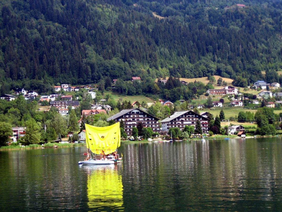 Maren Seeblick Appartement Haus Haensel&Gretel Direkt Am Ossiacher See Mit Hallenbad Skiarena Gerlitzen Stiegl Exterior foto