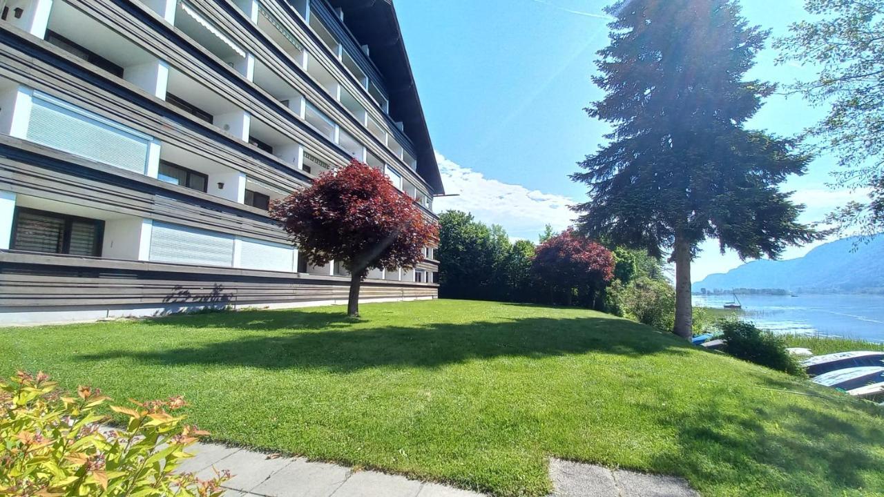 Maren Seeblick Appartement Haus Haensel&Gretel Direkt Am Ossiacher See Mit Hallenbad Stiegl Exterior foto